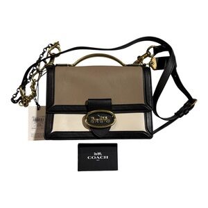 Coach Black and Tan Women's Bag